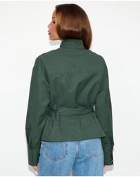 Dazie - Emery Funnel Neck Jacket