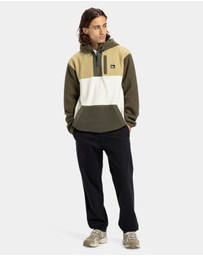Quiksilver - Mens Ocean View Mix Up Fleece Hoodie