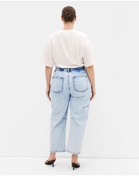 City Chic - Harley Fit Bridget Barrel Leg Ankle Grazer Jean