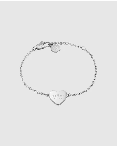 Philipp Plein - Philipp Plein Rocked Heart Silver-Tone Bracelet