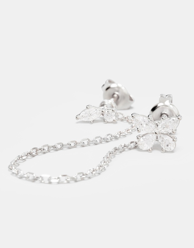 By Charlotte - Dancing in the Wind Chain Earrings