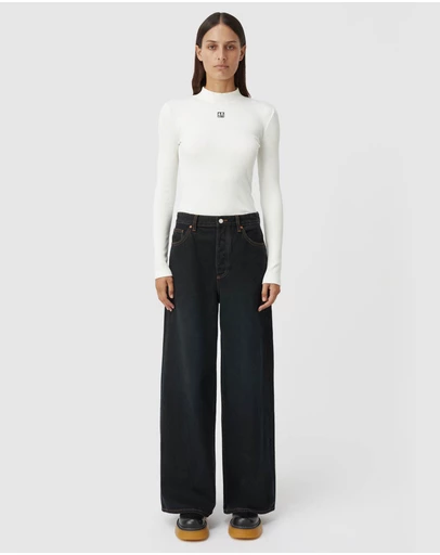 C&M CAMILLA AND MARC - Nora Rib Long Sleeve Top
