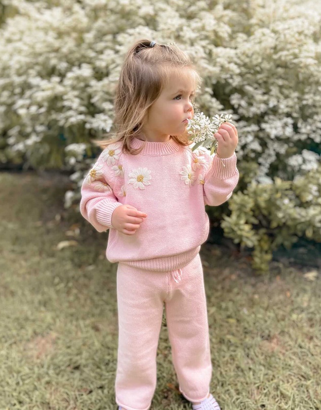 WITH LOVE FOR KIDS - Blushing Knitted Pant - Babies - Kids