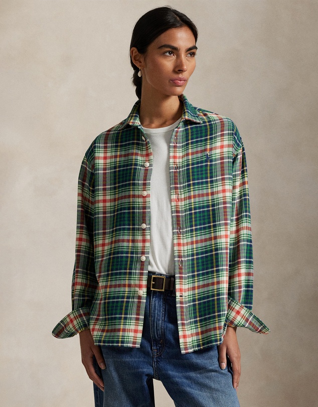 Polo Ralph Lauren - Relaxed Fit Plaid Cotton Twill Shirt - ICONIC EXCLUSIVE
