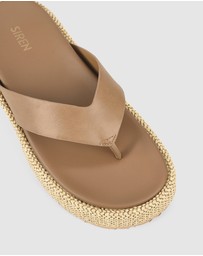 Siren - Apple Flatform Sandals
