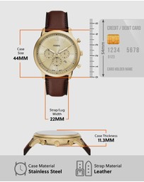 Fossil - Neutra Brown Chronograph Watch
