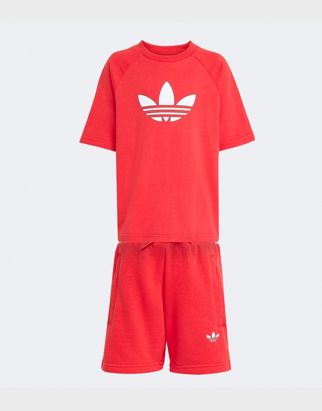 adidas Originals - Trefoil Loose Shorts and Tee Set - Kids-Teens