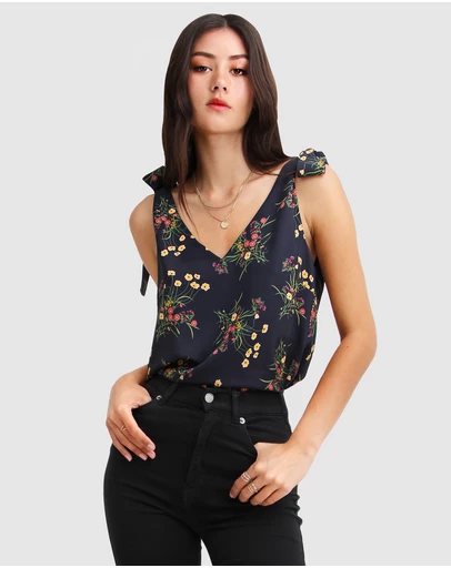 Belle & Bloom - Feel For You V-Neck Top