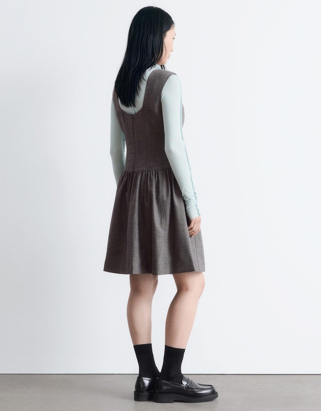 & Other Stories - Flared Wool Mini Dress