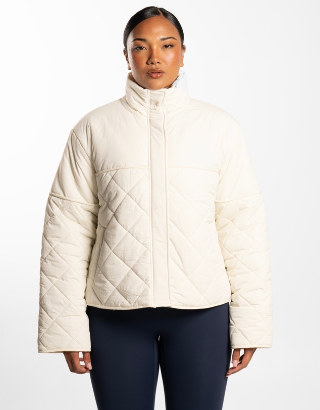 Active Basics - Quilted Puffer - Off-White
