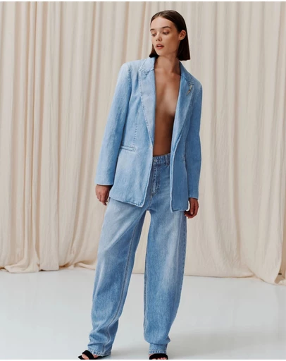 Marella - ICONIC EXCLUSIVE - Emily Ratajkowski - Denim Jacket