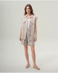 IDA+S - Harper Linen Shorts