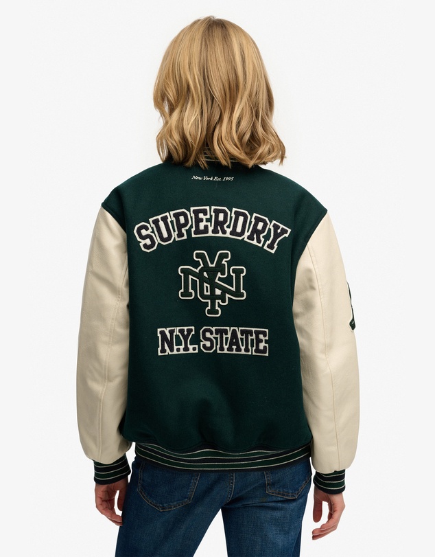 Superdry - Patched Varsity Bomber Jacket