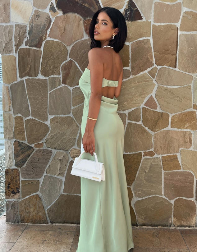 Beginning Boutique - Maiah Sage Maxi Dress
