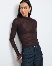 AERE - Valentina Long Sleeve Top