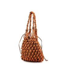 Pre-Loved by Azura Reborn - Pre-Loved Small Suede Macrame Noue Shoulder Bag