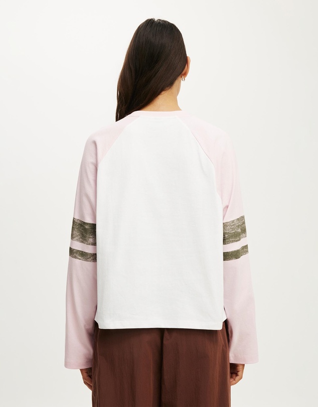 Cotton On Body Active - Active Graphic Raglan Tee