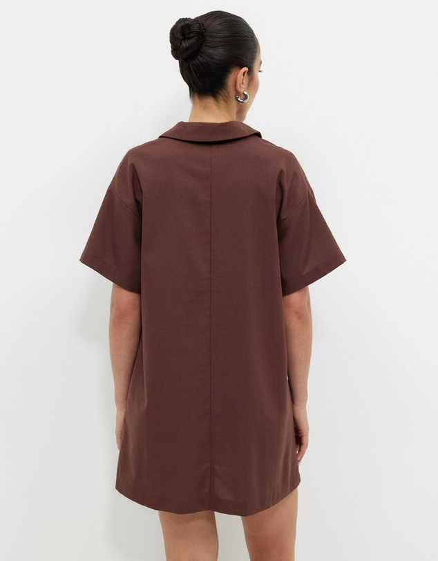Calli - Karina Collared Shirt Dress