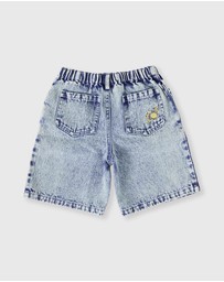 Goldie + Ace - Kirby Relaxed Denim Shorts - Babies-Kids