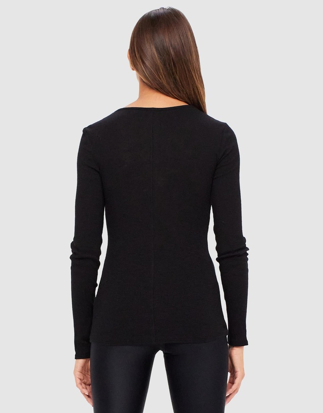The Upside - Rib Chrissy Long Sleeve Top