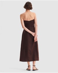 Morrison - Rio Linen Strapless Dress