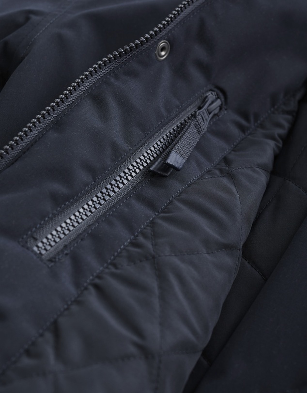 Seasalt - Seasalt Cornwall Navy Stone Wave Coat
