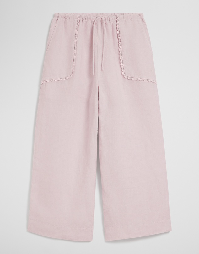 Country Road - Linen Wide Legging Pant