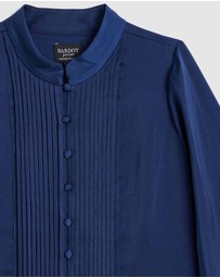 Bardot Junior - Anie Satin Shirt Dress - Kids-Teens
