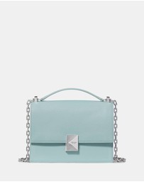 Kate Spade - Deco Pebbled Leather Chain Shoulder