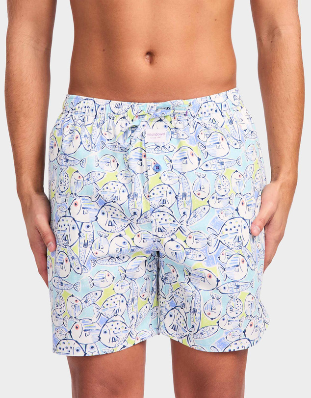 Mitch Dowd - Mitchdowd Fishies Cotton Sleep Shorts