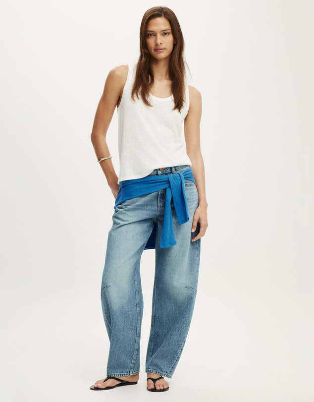 Cotton On - Mid Rise Barrel Jeans