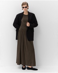 UNISON - Ruched Detail Maxi Dress