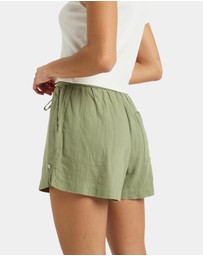 Roxy - Womens Lekeitio Break Elastic Waist Shorts