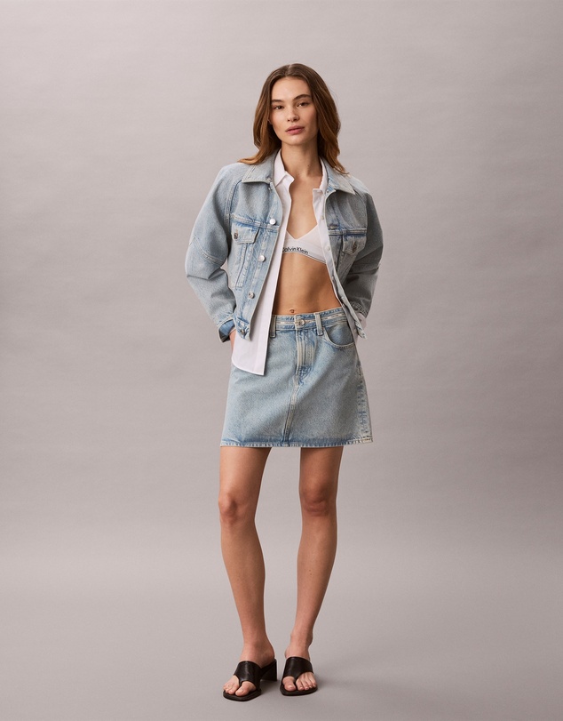 Calvin Klein Jeans - Denim Logo Tape Boxy Jacket