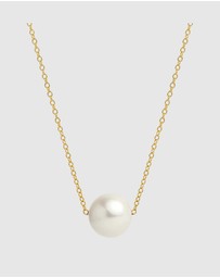 Najo - Whirlpool Yellow Gold Pearl Necklace