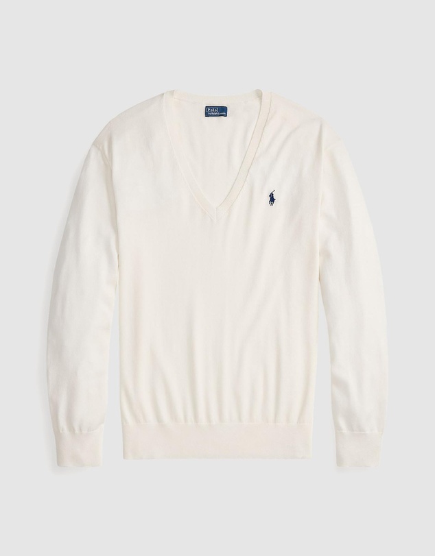 Polo Ralph Lauren - Cotton V-Neck Sweater