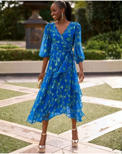 SACHA DRAKE - Water Lily Wrap Dress
