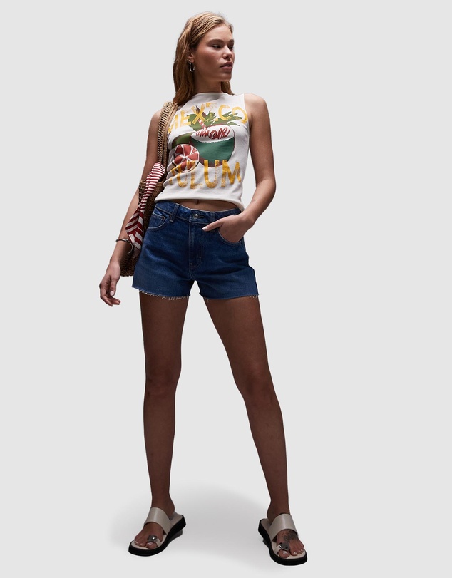 TOPSHOP - Denim A-Line Shorts