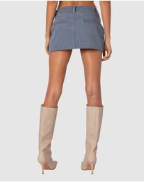 EDIKTED - Louisa Denim Mini Skirt