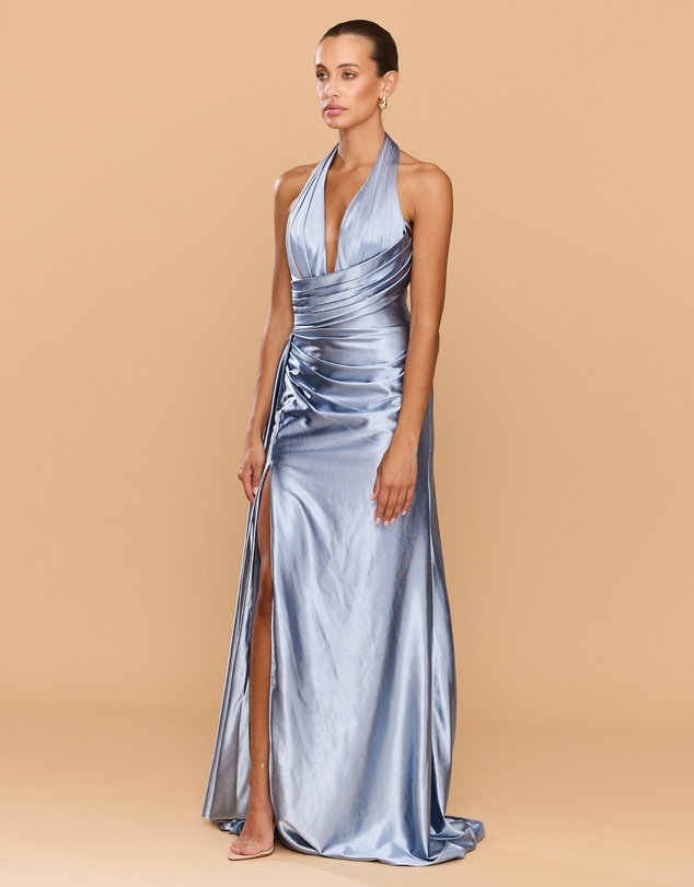 CATHERINE FERRARO - Zenia Halter Gown