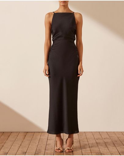 modest midi dress with sleeves Celeste Full Size Modest Midi Dress with 3/4 Ruffle Bell Sleeves Plus –  Promodesty