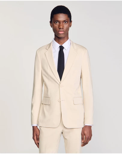 Sandro - Formal Destructure Cotton Jacket