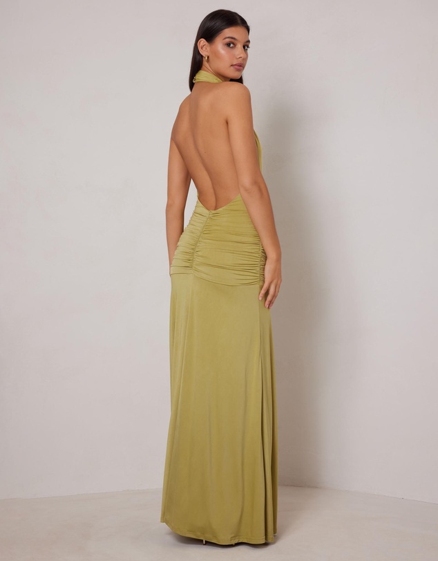 Elle Zeitoune - Amora Flowing Halter Gown
