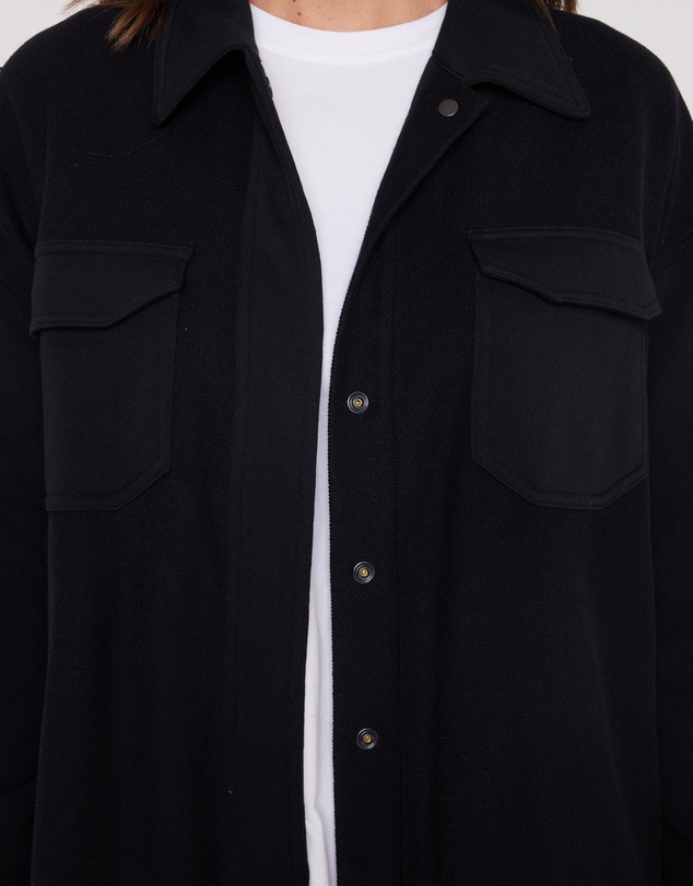 ALEXANDRA - Nelsie Shacket Black