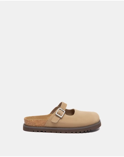 EVERAU - Australian Shepherd Ugg Brikon Cow Suede Upper Loafer Oxfords Flats