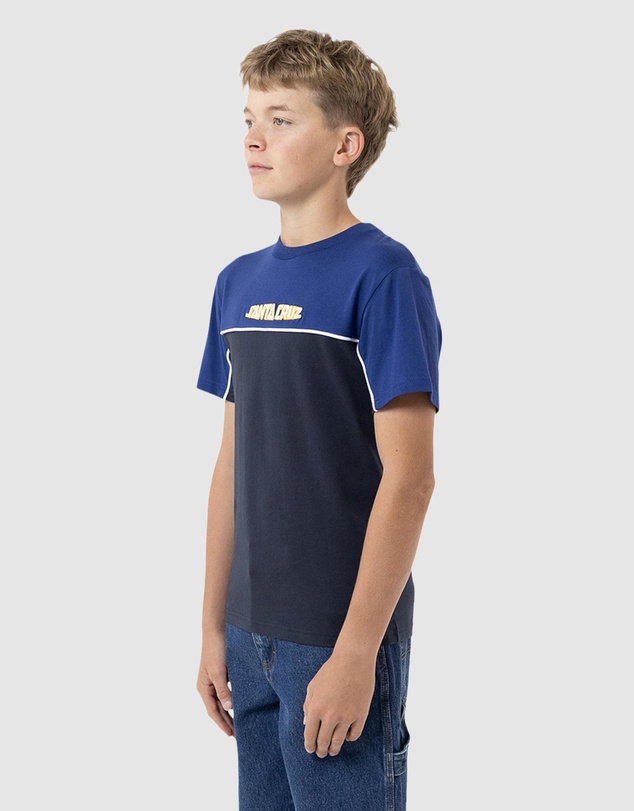 Santa Cruz - Fisheye Strip Front Short Sleeve Tee - Teens