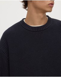 Assembly Label - Carson Cotton Rib Knit Jumper
