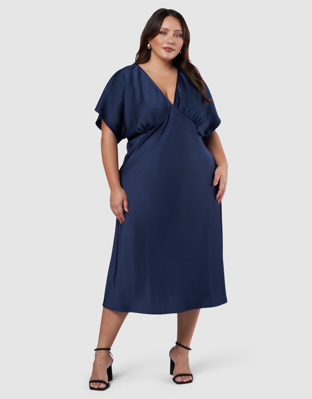 Pink Dusk by Curve Project - Wanting More Midi Dress