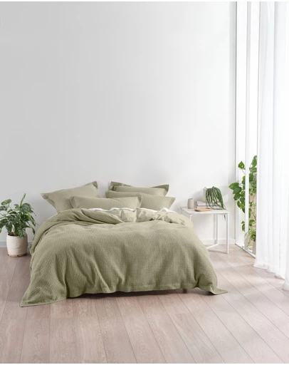 Linen House - Deluxe Waffle Quilt Cover Set