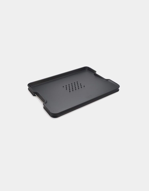 Joseph Joseph - Cut&Carve™ Plus Large Multi-function Chopping Board (Black)